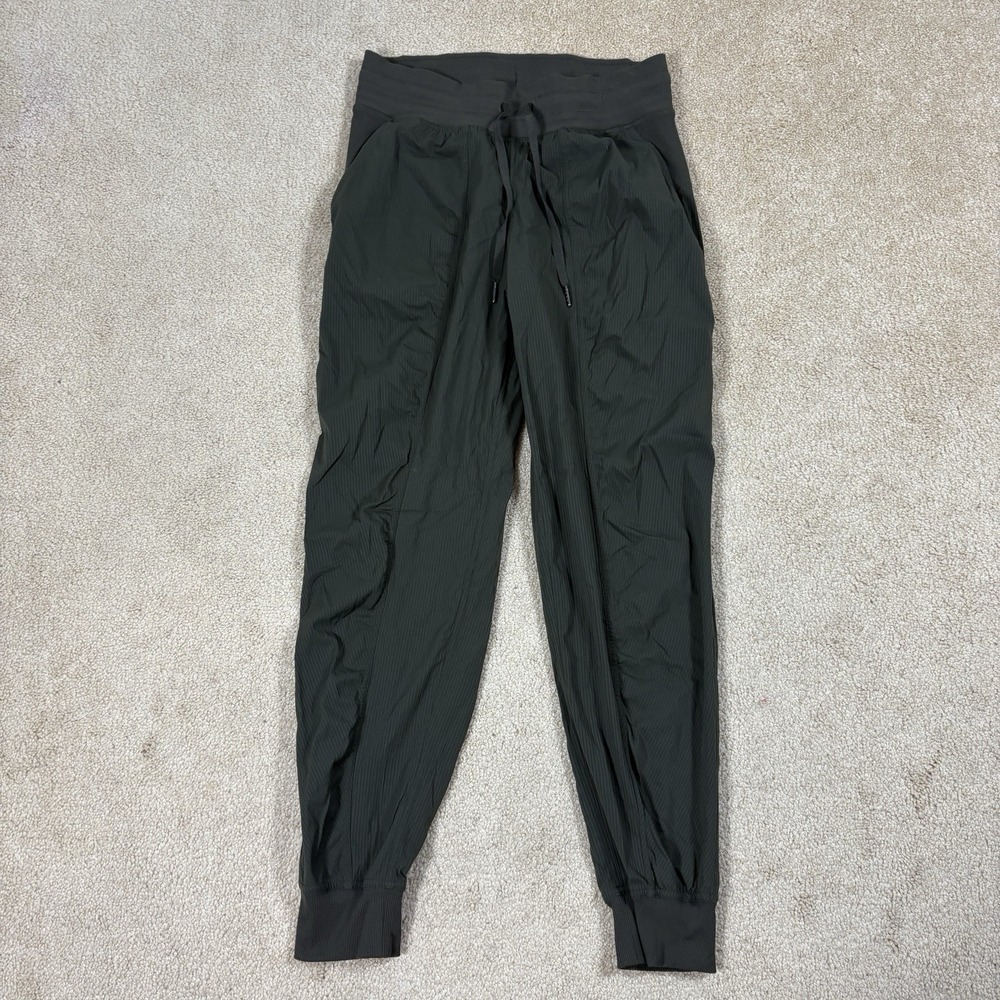 Lululemon Dance Studio Mid Rise Jogger Size 6 Pull On Full Length Green